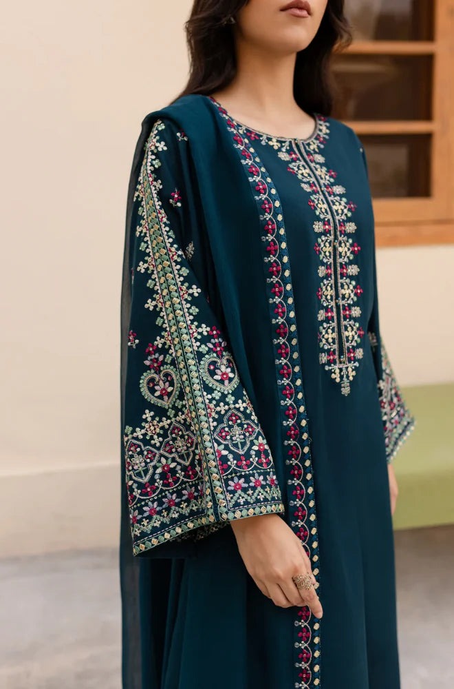 HL111 - Sapphire 3PC Lawn Embroidered Suit