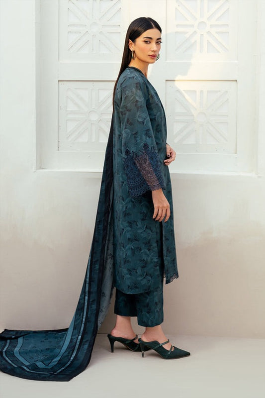 Premium Dhanak Digital Printed 3-Piece Ladies Dress