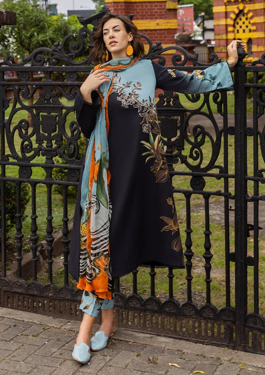 Digital Print Linen 3-Piece Set – Digital Print Linen Dupatta