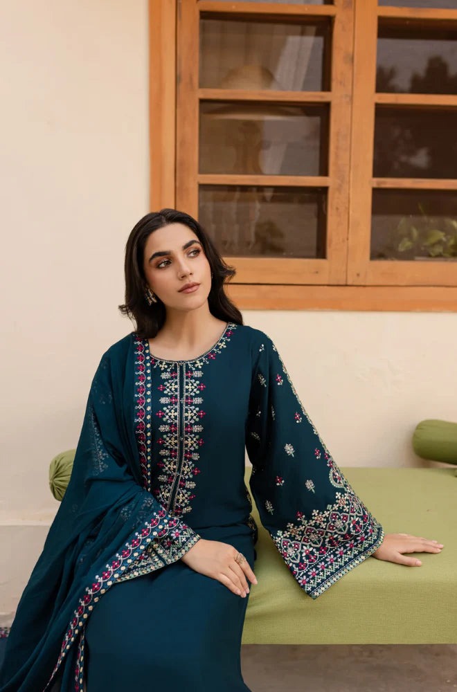 HL111 - Sapphire 3PC Lawn Embroidered Suit