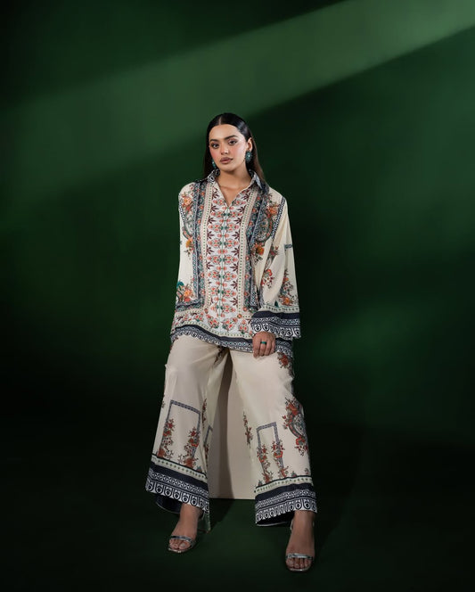 Unstitched Digital Printed Dhanak 2-Piece – Winter Wear