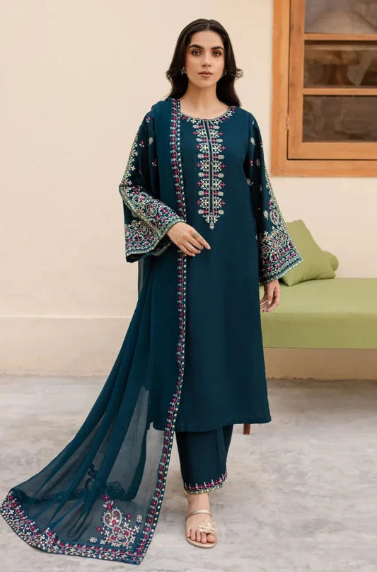 HL111 - Sapphire 3PC Lawn Embroidered Suit