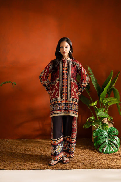 Unstitched Digital Printed Dhanak 2-Piece – Winter Wear