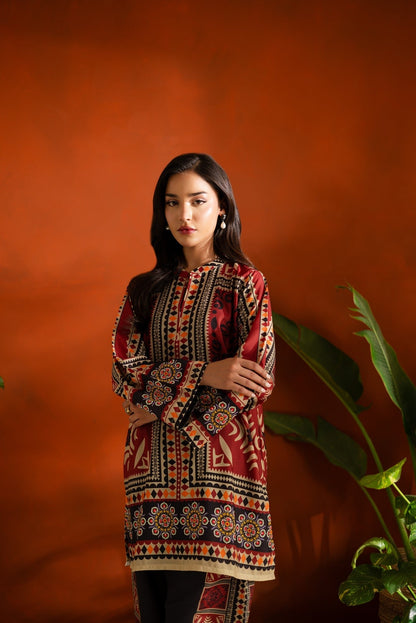 Unstitched Digital Printed Dhanak 2-Piece – Winter Wear