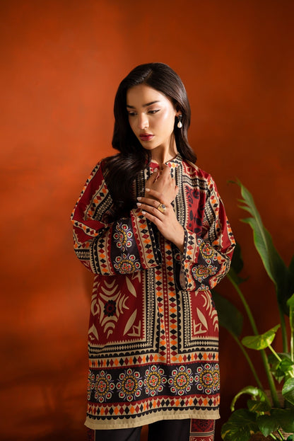 Unstitched Digital Printed Dhanak 2-Piece – Winter Wear