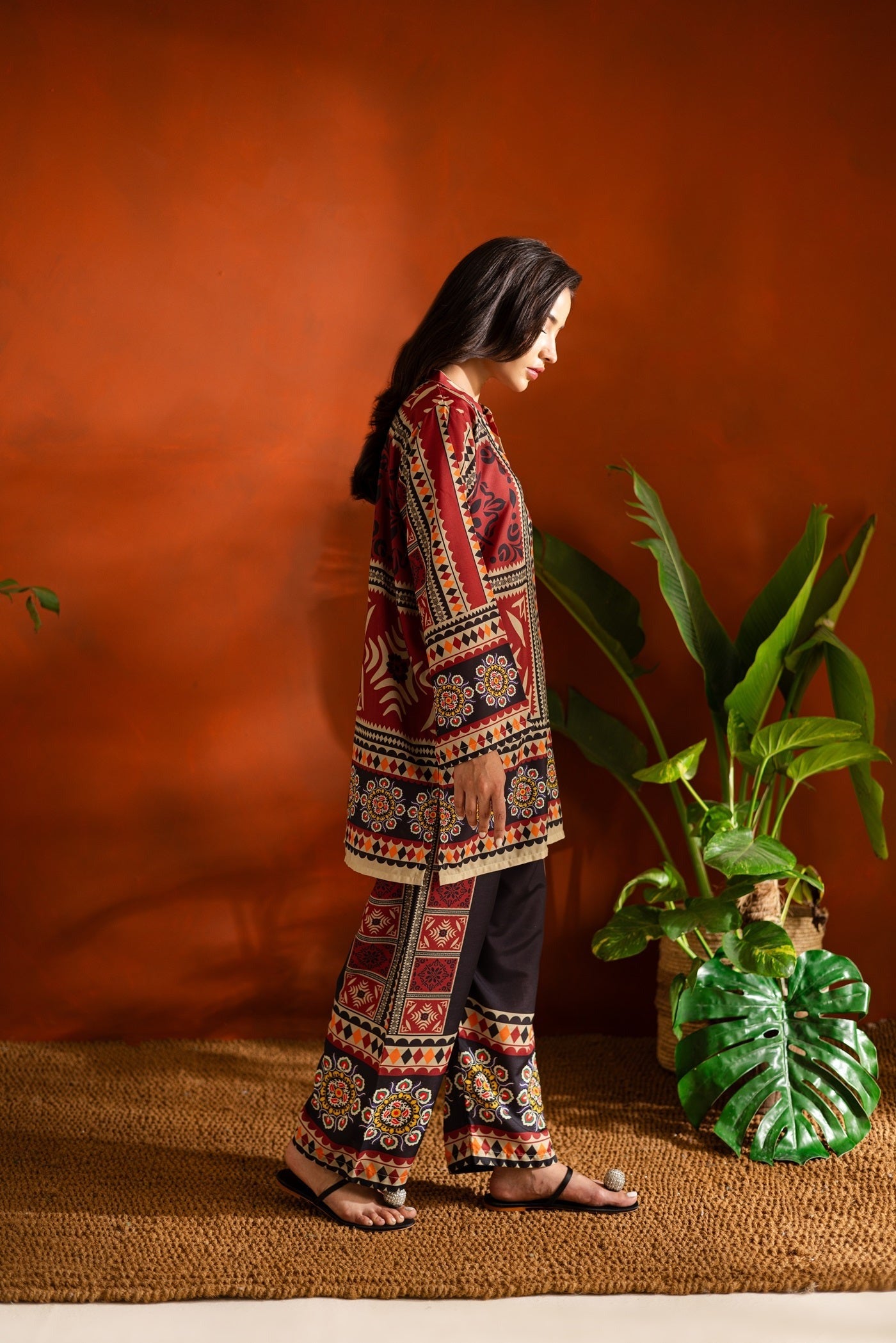 Unstitched Digital Printed Dhanak 2-Piece – Winter Wear