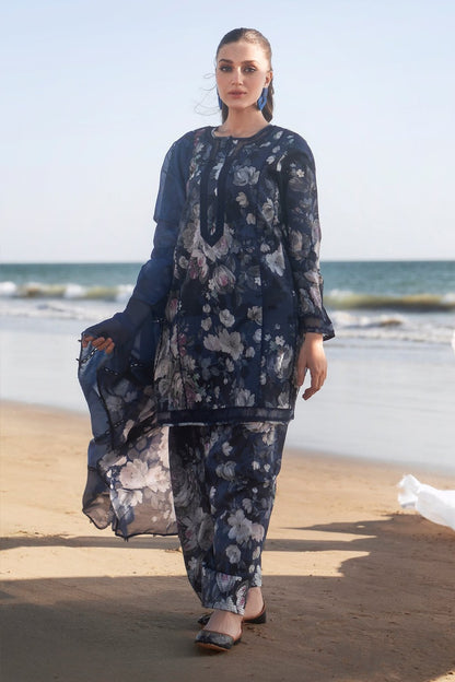 Premium Dhanak Digital Printed 3-Piece Ladies Dress
