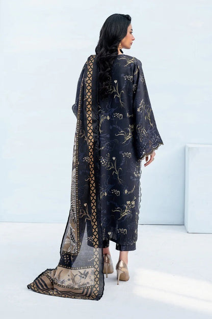 Digital Lawn 3-Piece Set – Bana Dora Prints with Voile Zari Dupatta