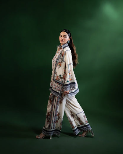 Unstitched Digital Printed Dhanak 2-Piece – Winter Wear