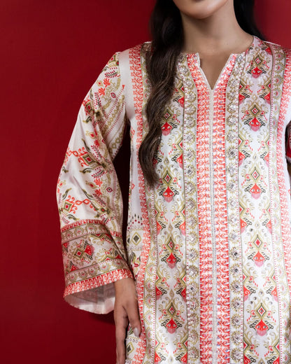 Unstitched Digital Printed Dhanak 2-Piece – Winter Wear