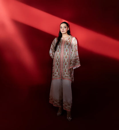 Unstitched Digital Printed Dhanak 2-Piece – Winter Wear